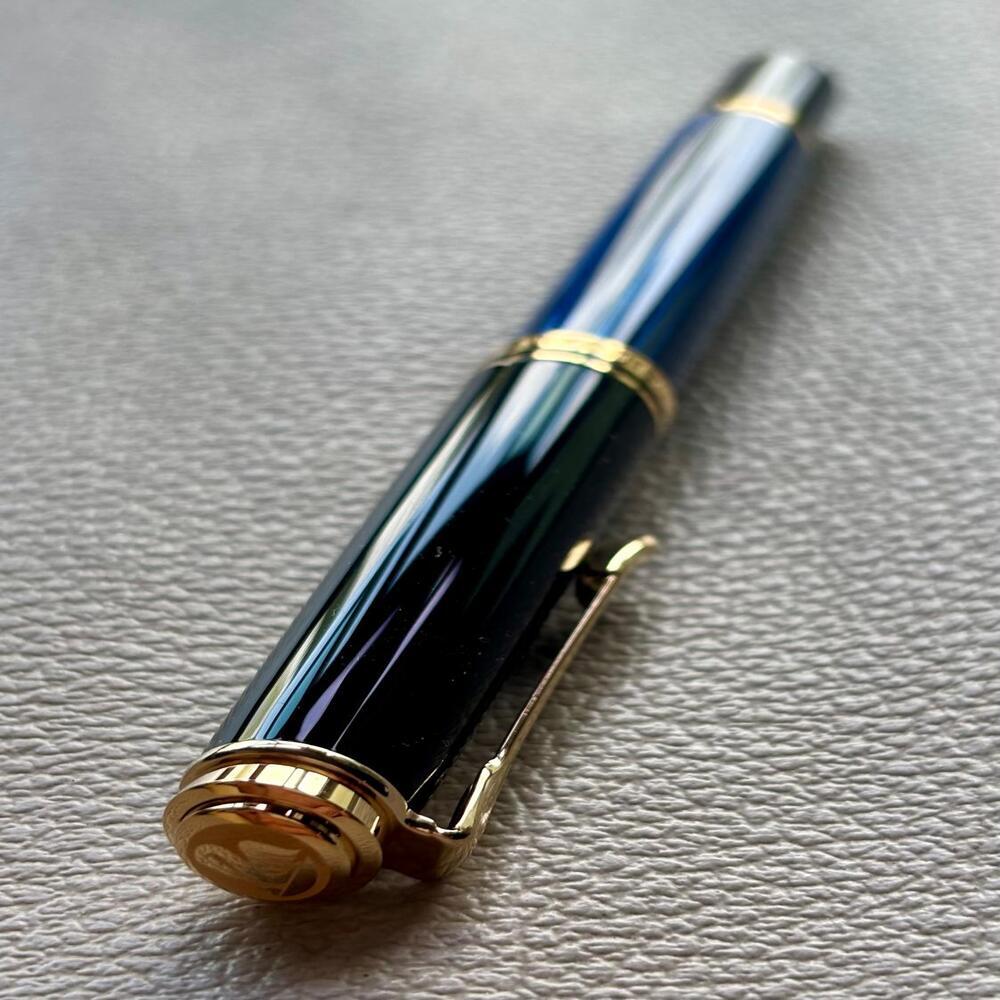 Pelikan M600 Blue Stripe Fountain Pen