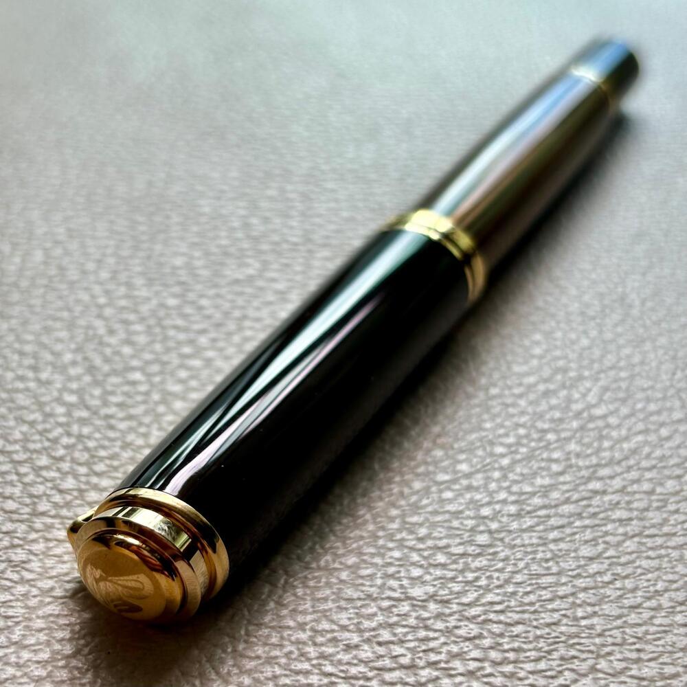 Pelikan M800 Brown Black Fountain Pen Special Edition