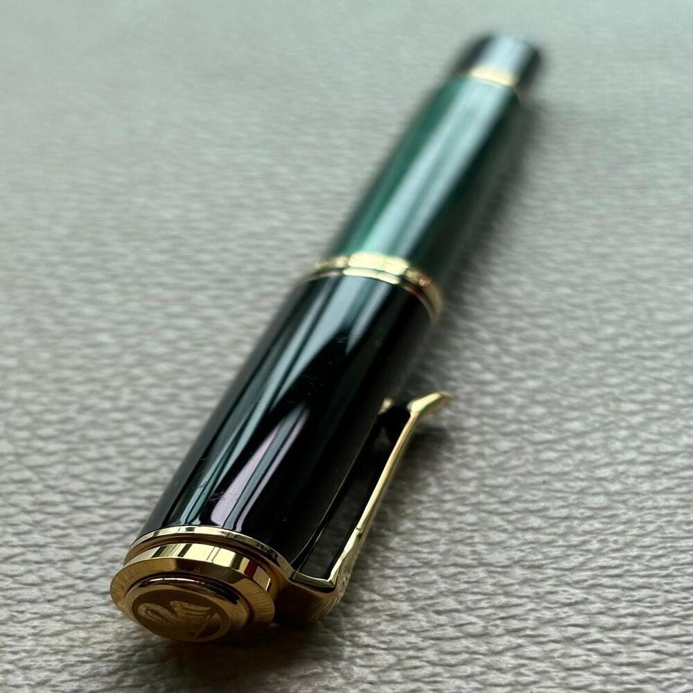 Pelikan M300 Green Stripe Fountain Pen (DISCONTINUED)