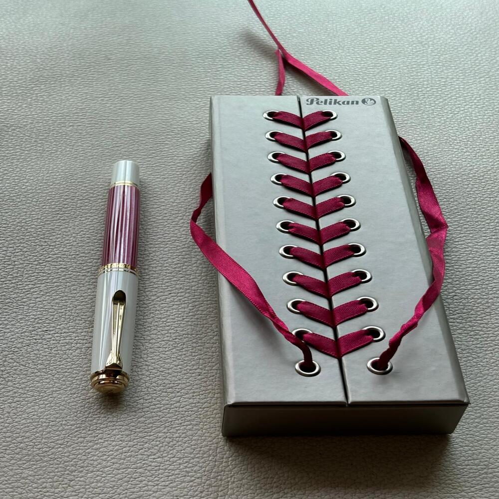 Pelikan M600 Pink White Fountain Pen Special Edition