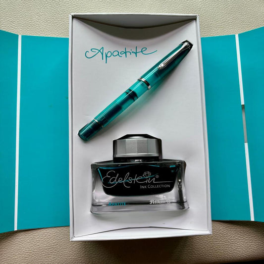 Pelikan M205 Apatite Fountain Pen Set Special Edition