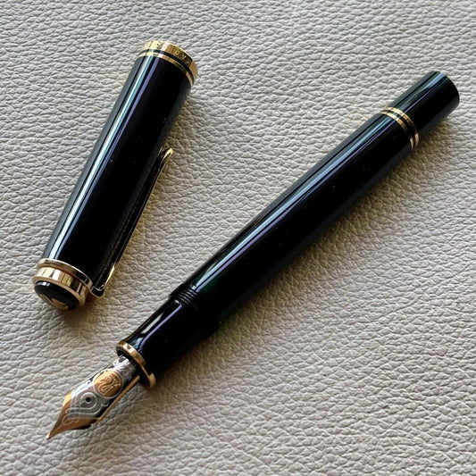 Pelikan M800 Solid Black Fountain Pen (OLD LOGO)