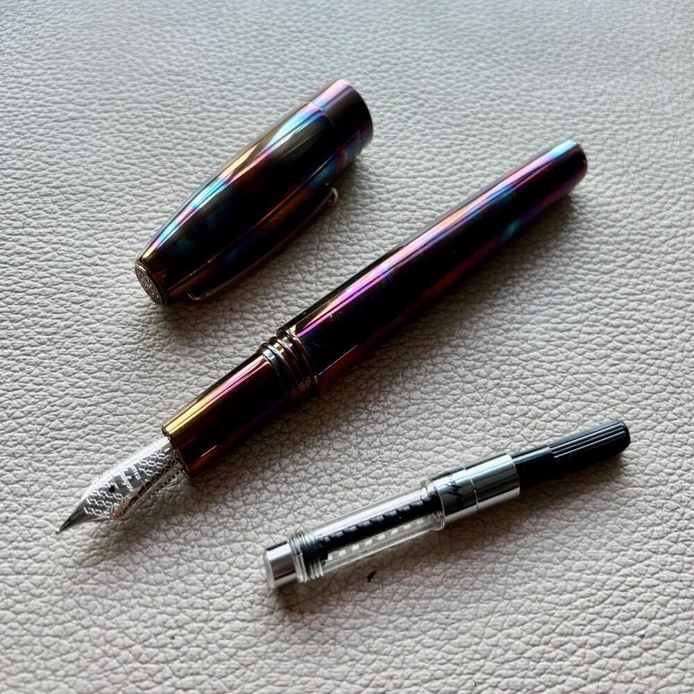 Montegrappa Fortuna Blazer Fountain Pen with Silver Mug