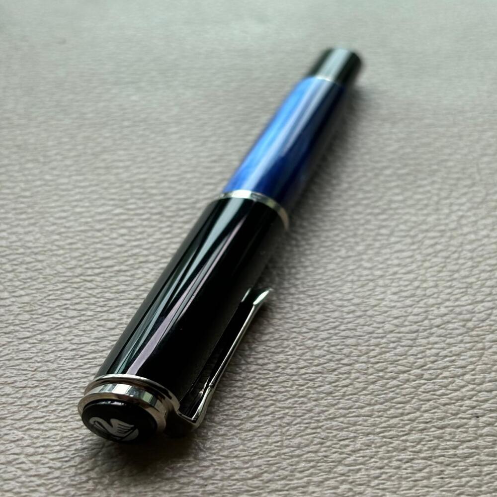 Pelikan M205 Blue Marbled Fountain Pen Special Edition