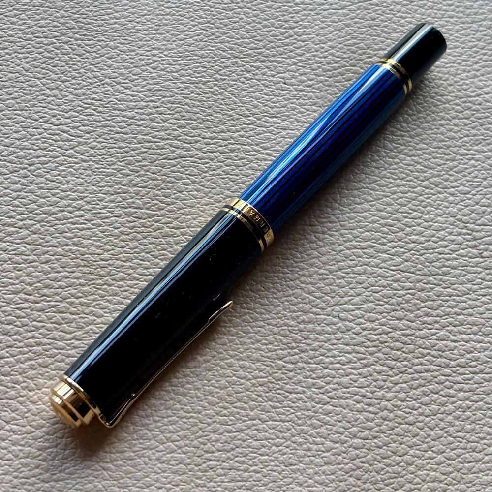 Pelikan M600 Blue Stripe Fountain Pen
