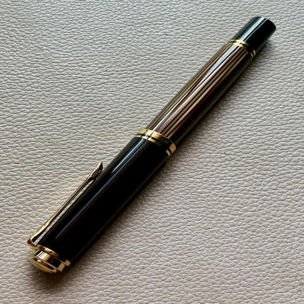 Pelikan M800 Brown Black Fountain Pen Special Edition