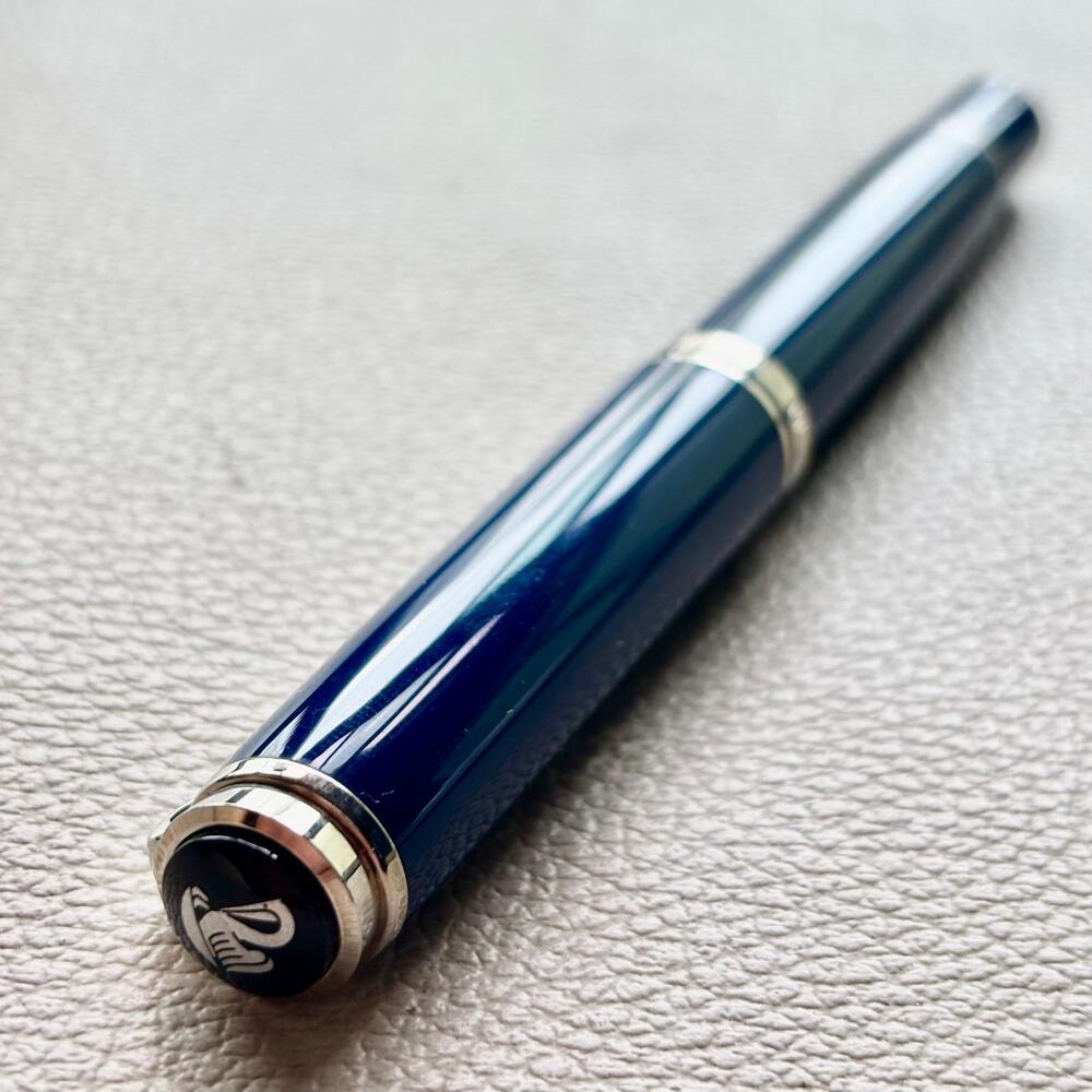 Pelikan M805 Dark Blue Fountain Pen (OLD LOGO) Discontinue Rare