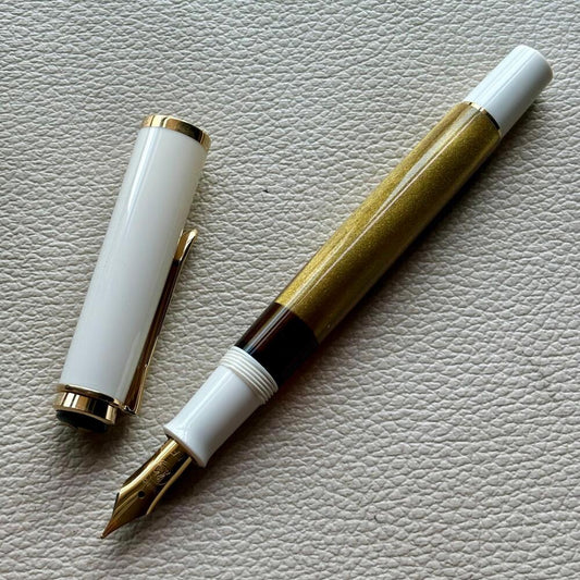 Pelikan M200 Gold Marble Fountain Pen Special Edition