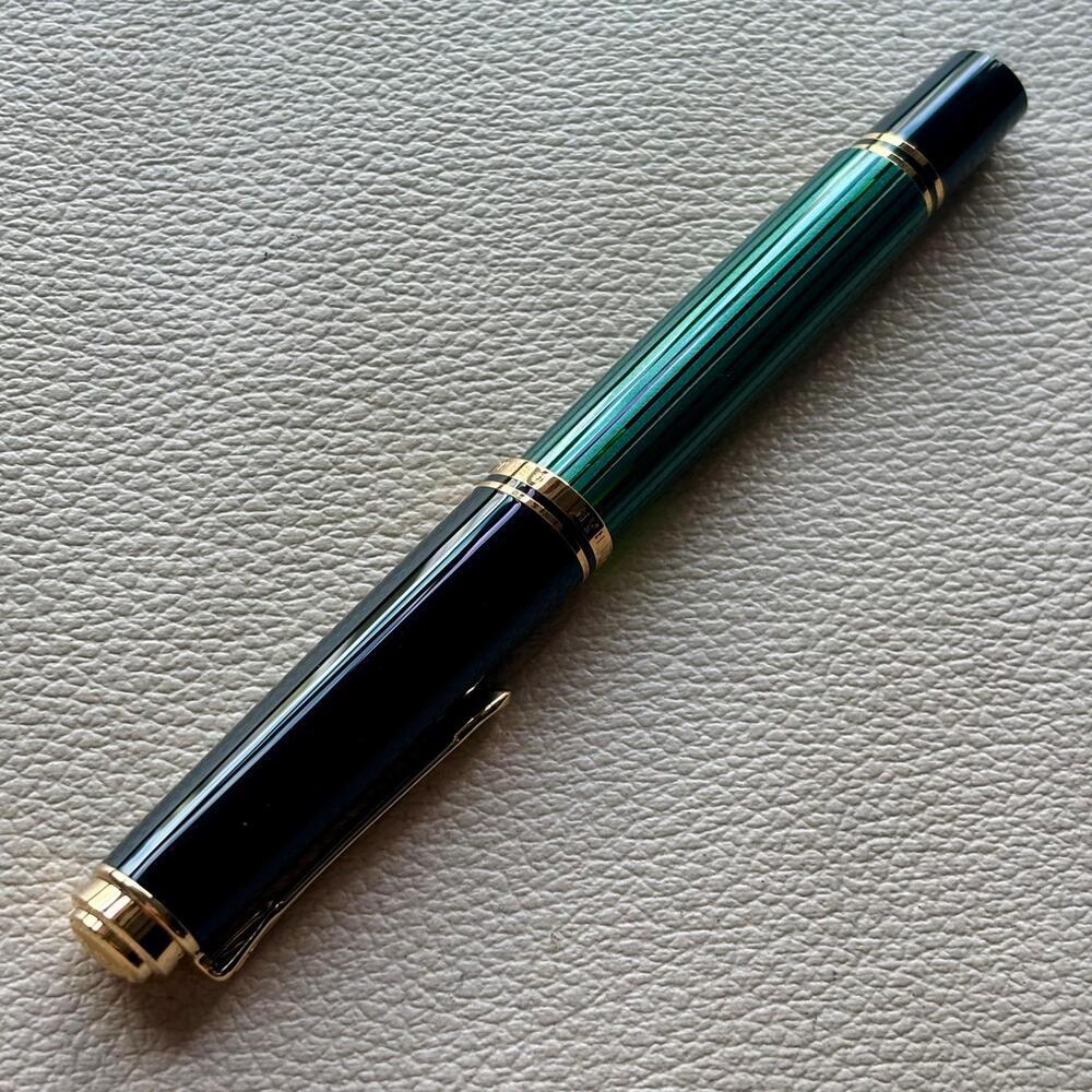 Pelikan M600 Green Stripe Fountain Pen