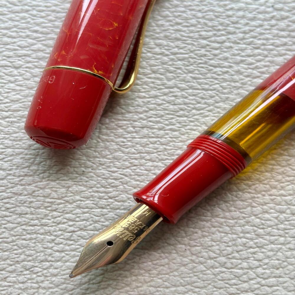 Pelikan M101N Bright Red Fountain Pen Special Edition