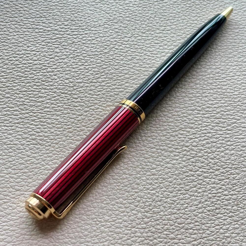 Pelikan K800 Red Black Stripe Ballpoint Pen