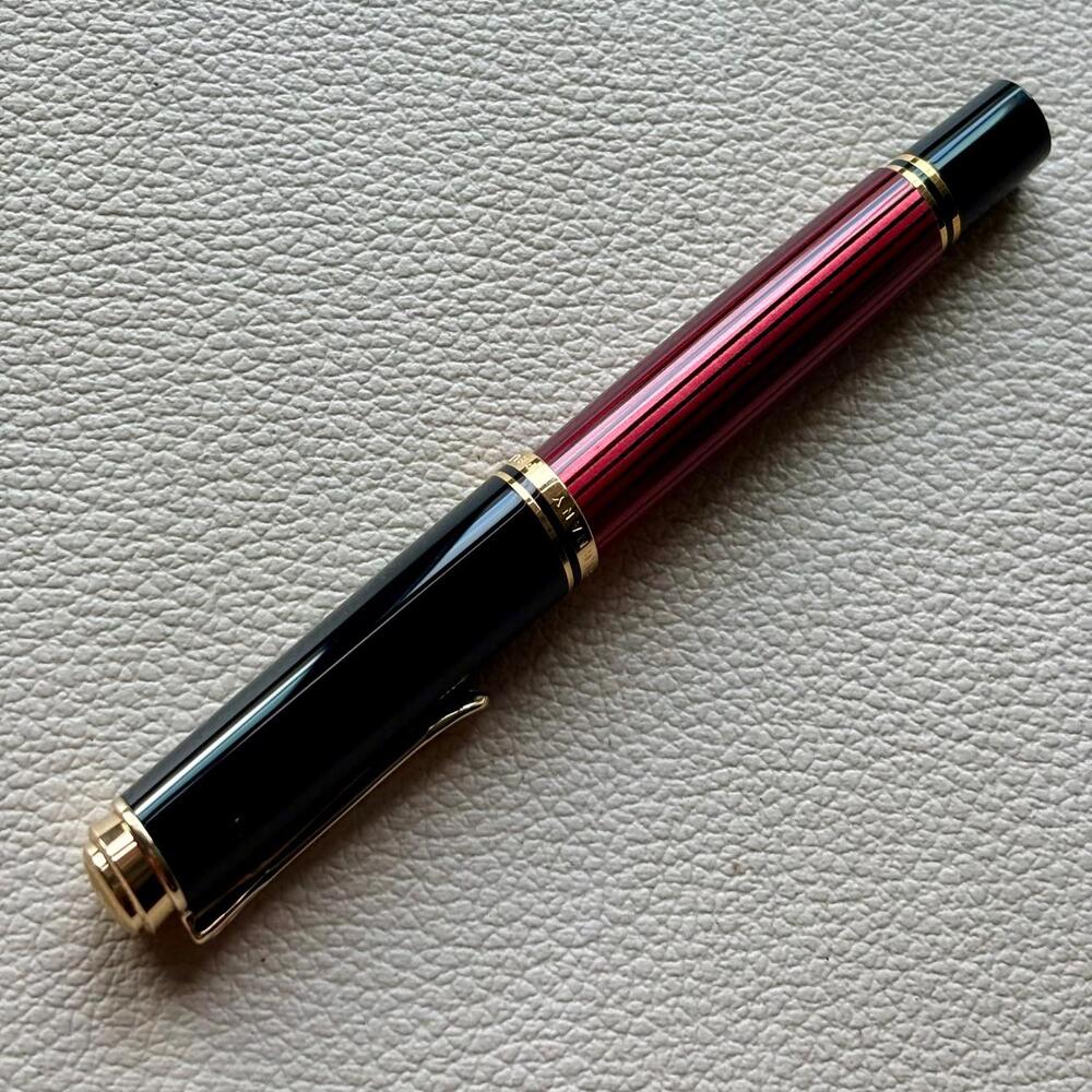 Pelikan M400 Red Striped Fountain Pen