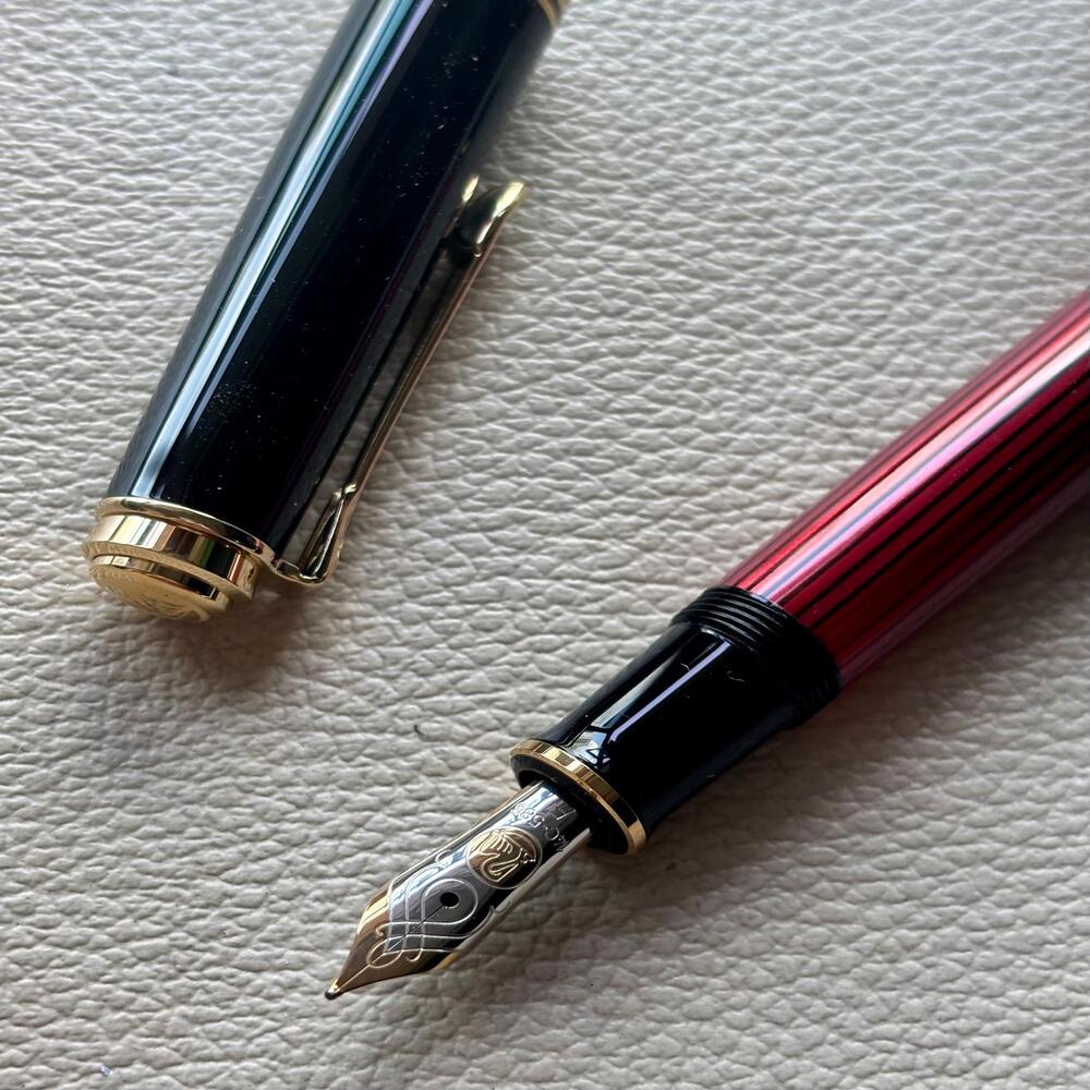 Pelikan M600 Red Stripe Fountain Pen