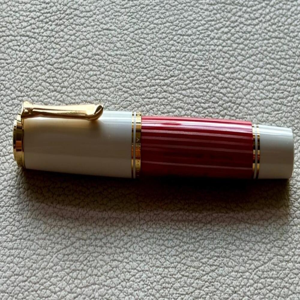 Pelikan M600 Red White Fountain Pen Special Edition