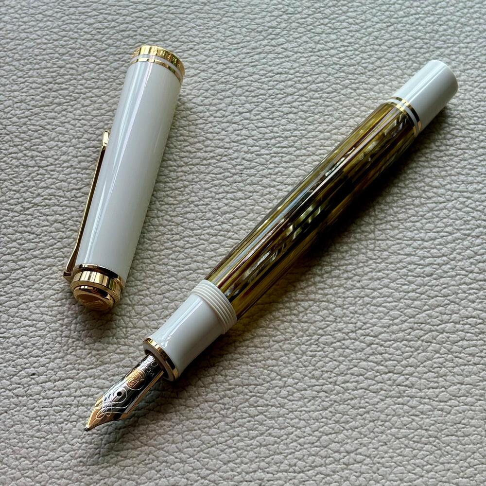 Pelikan M600 Tortoise White Fountain Pen Special Edition