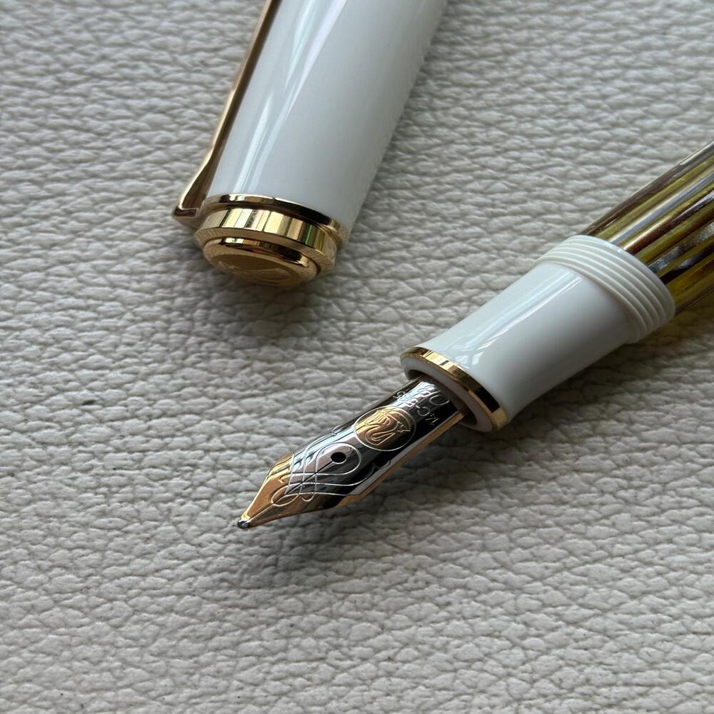 Pelikan M600 Tortoise White Fountain Pen Special Edition