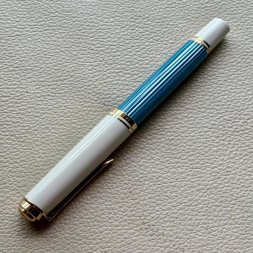 Pelikan M600 Turquoise White Fountain Pen Special Edition