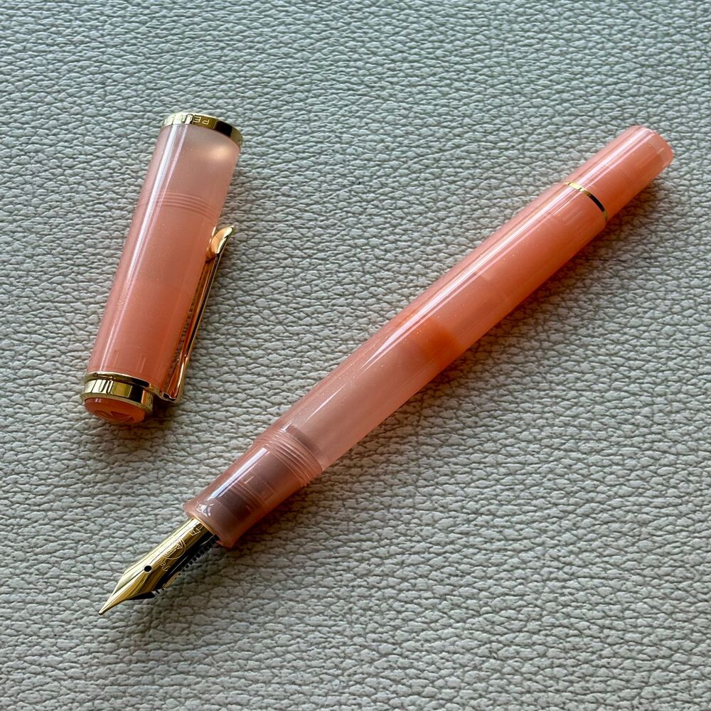 Pelikan M200 Apricot Achat Fountain Pen Set Special Edition