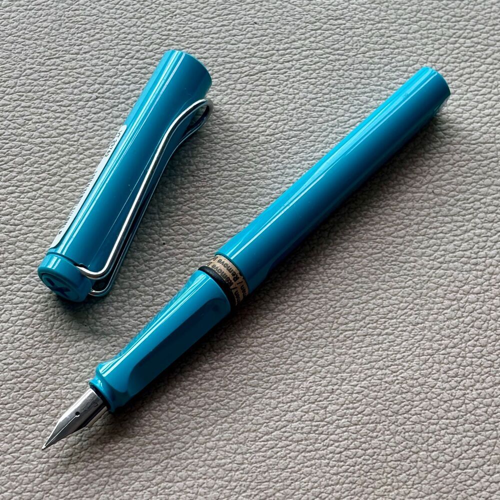 2011 Lamy Aquamarine Silver Clip Safari Fountain Pen