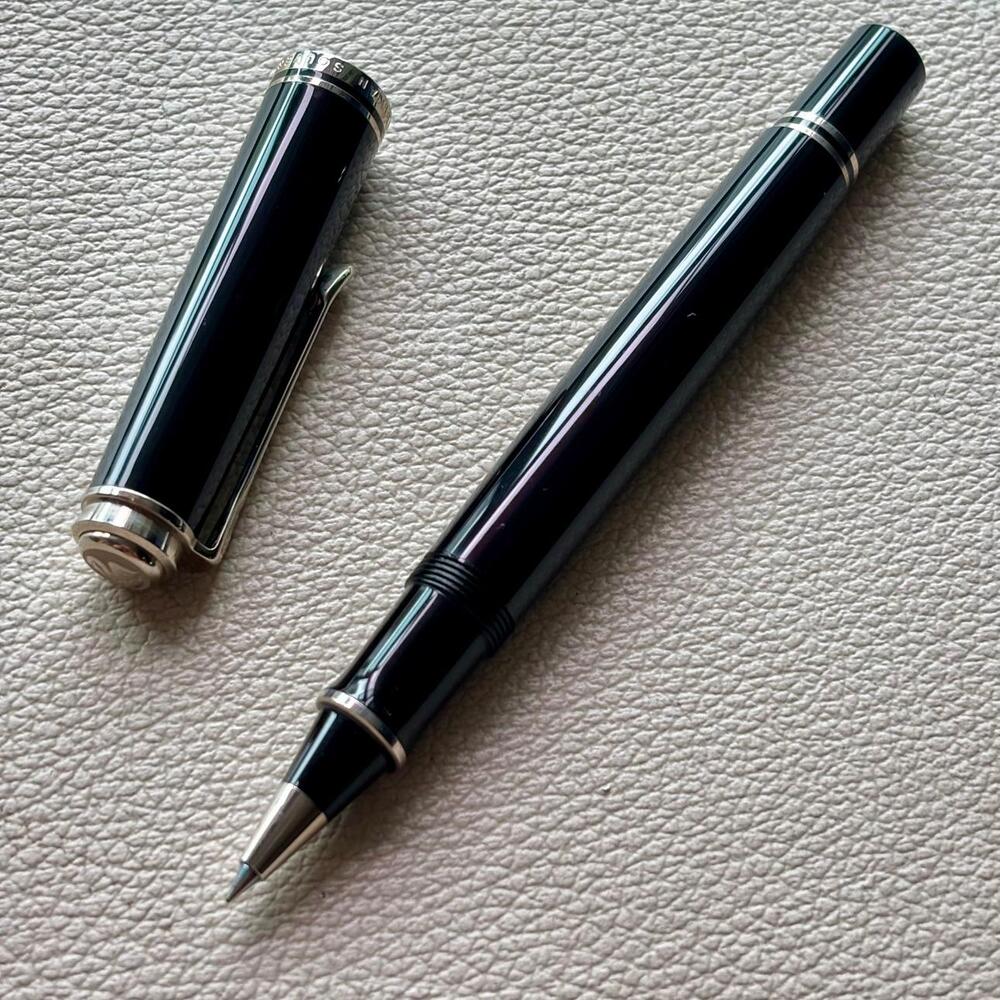 Pelikan R605 Black Silver Rollerball Pen Special Edition Rare