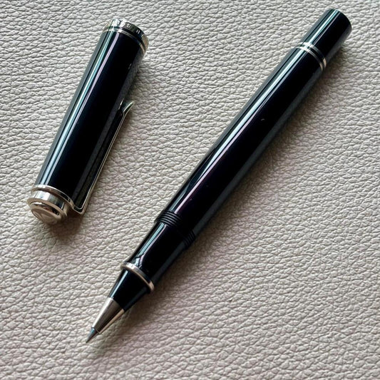 Pelikan R605 Black Silver Rollerball Pen Special Edition Rare