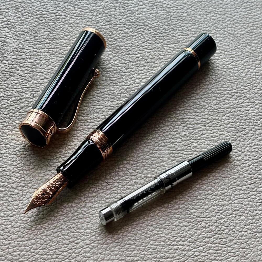 Montegrappa Ducale Black Rose Fountain Pen