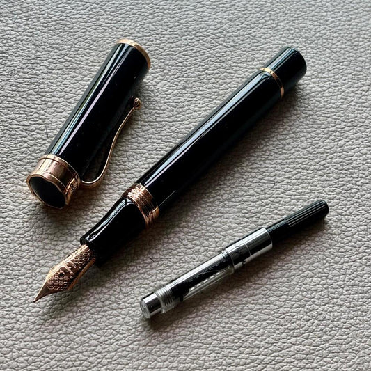 Montegrappa Ducale Black Rose Fountain Pen