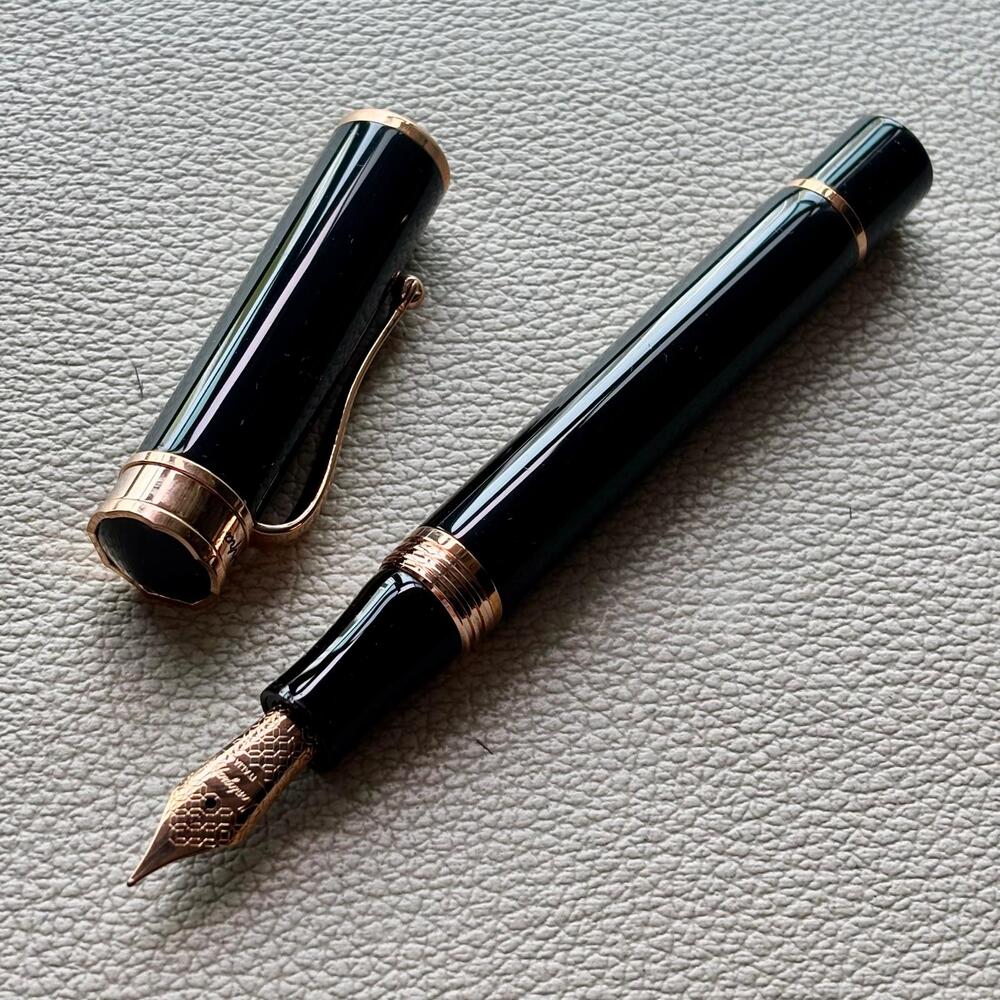 Montegrappa Ducale Black Rose Fountain Pen