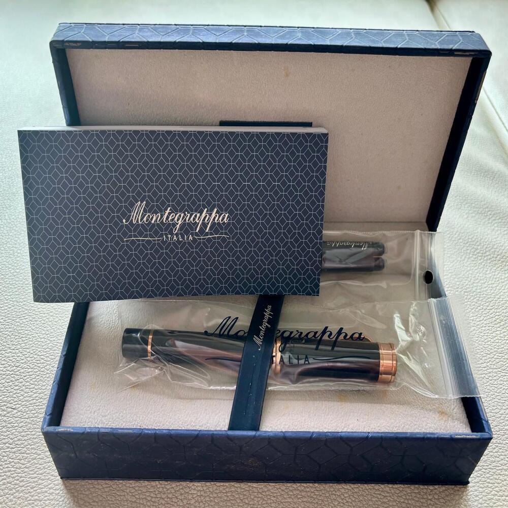 Montegrappa Ducale Black Rose Fountain Pen