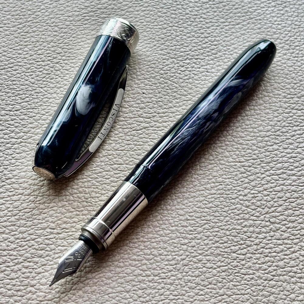 Visconti Black Silver Rembrandt Fountain Pen