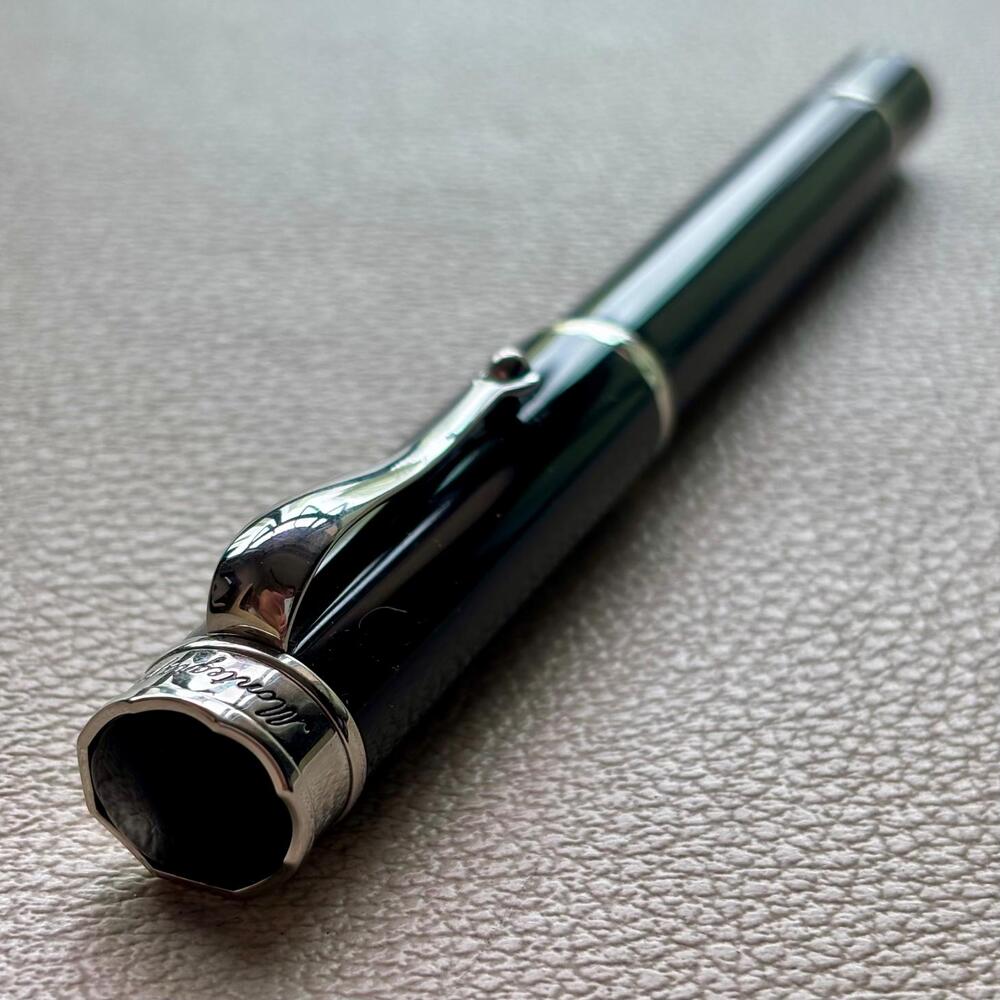 Montegrappa Ducale Black Silver Fountain Pen