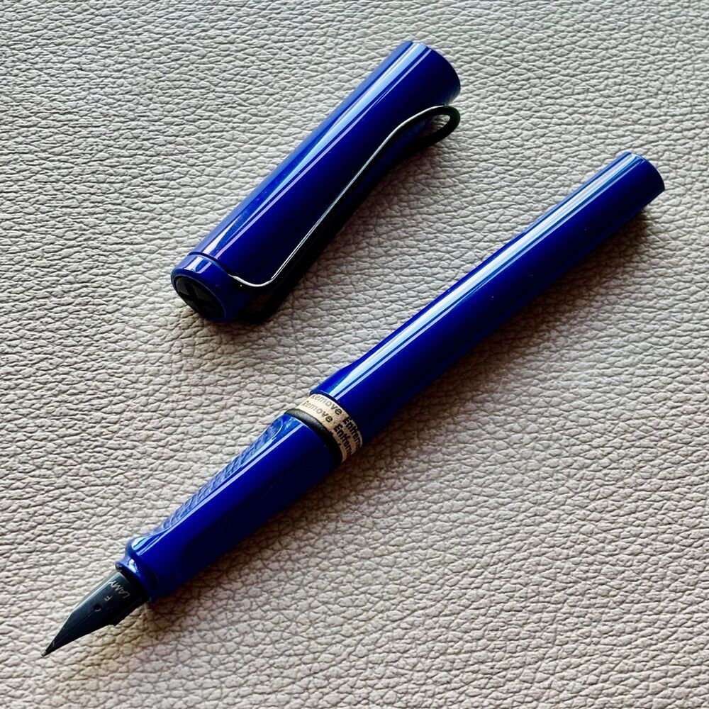 Lamy Blue black Clip Safari Fountain Pen Discontinued