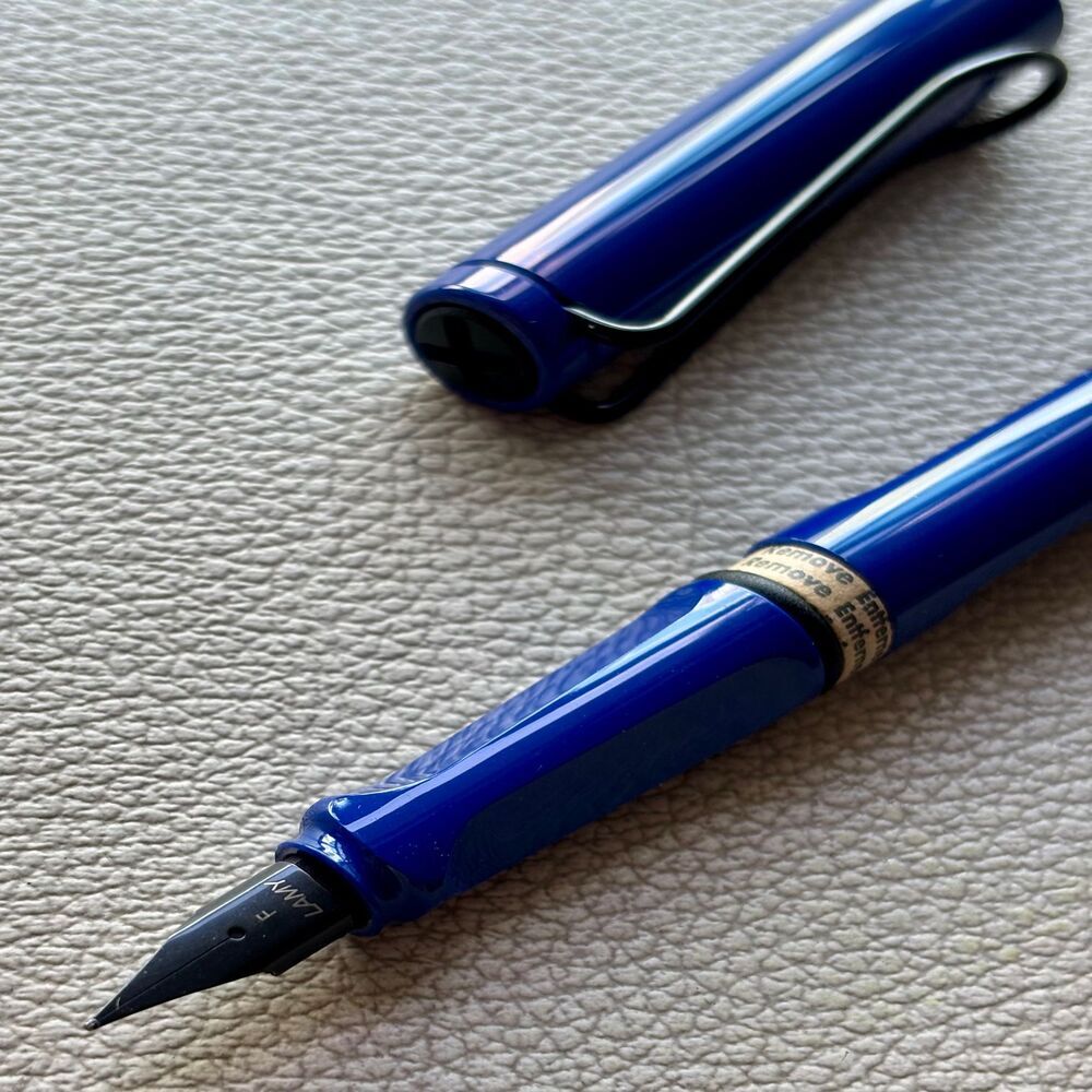 Lamy Blue black Clip Safari Fountain Pen Discontinued