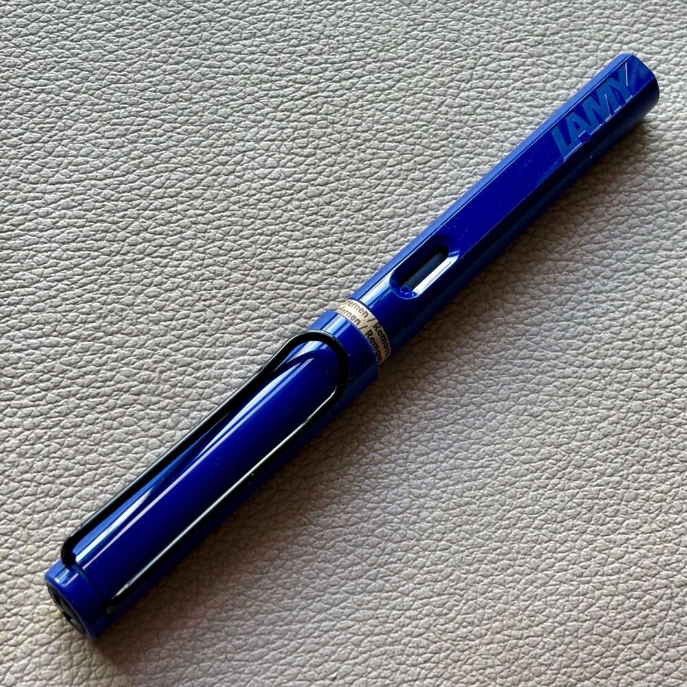 Lamy Blue black Clip Safari Fountain Pen Discontinued
