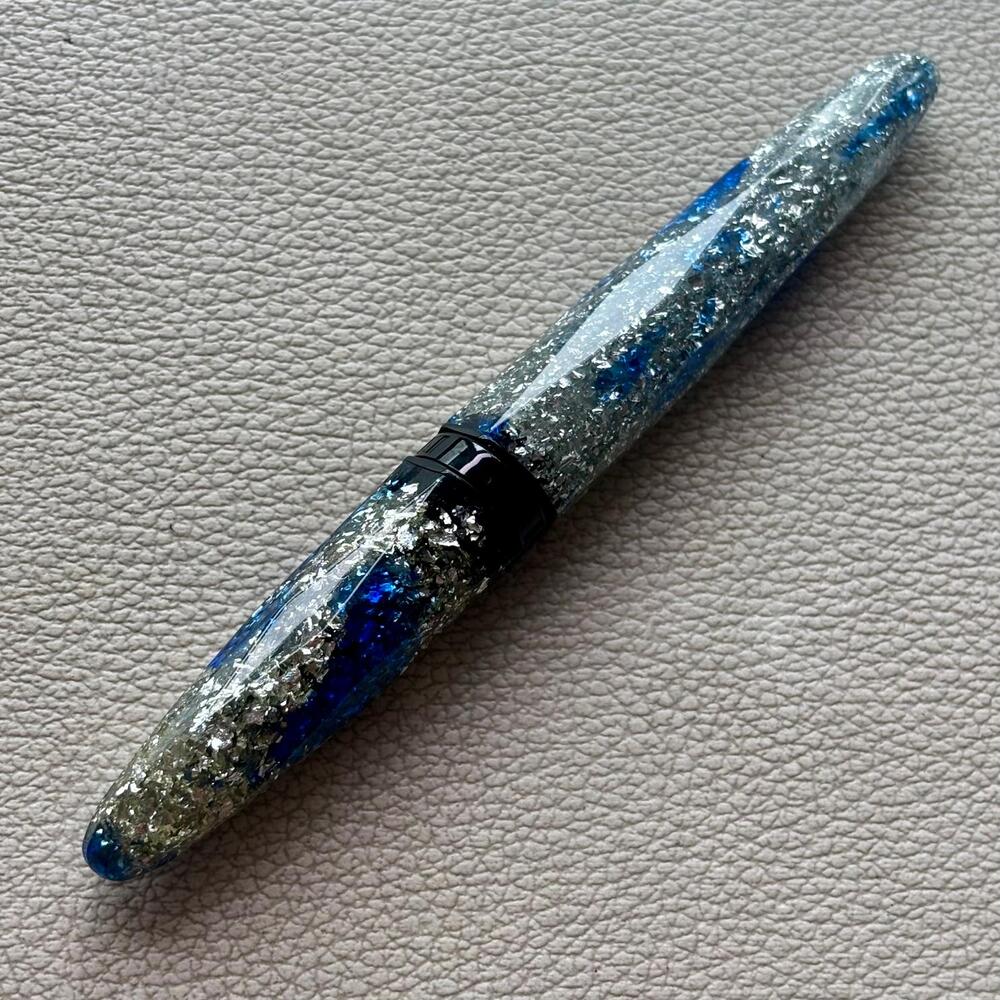 Benu Briolette Blue Frost Fountain Pen Discontinued