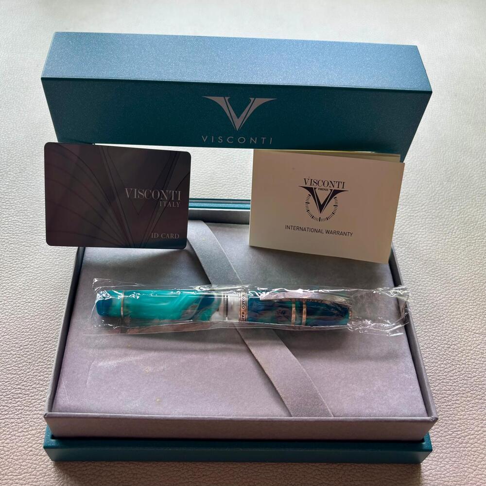 Visconti Limited Edition Homo Sapiens Blue Lagoon Fountain Pen