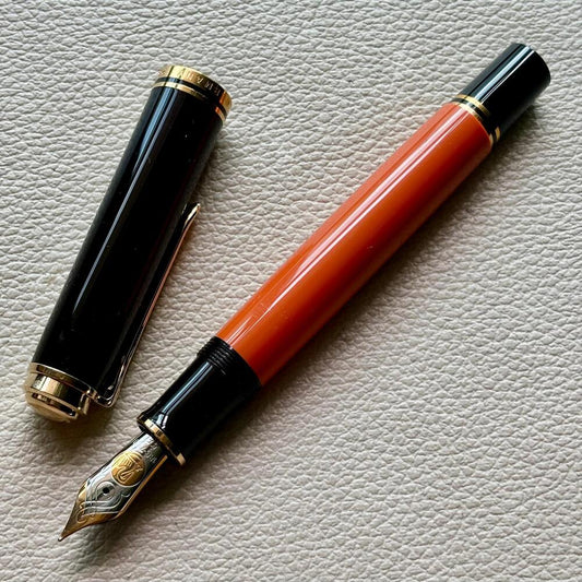 Pelikan M800 Burnt Orange  Fountain Pen Special Edition