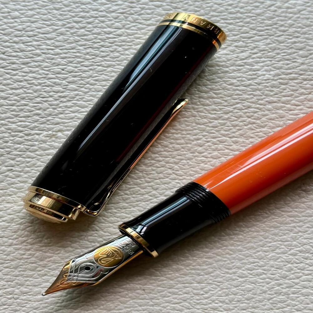 Pelikan M800 Burnt Orange  Fountain Pen Special Edition