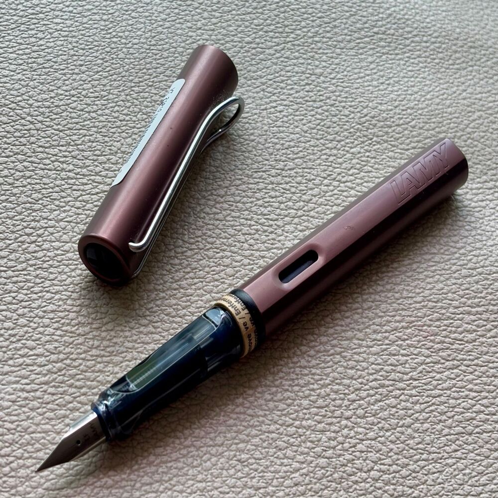 2010 Lamy Coffee Brown AL Star Fountain Pen Discontinued