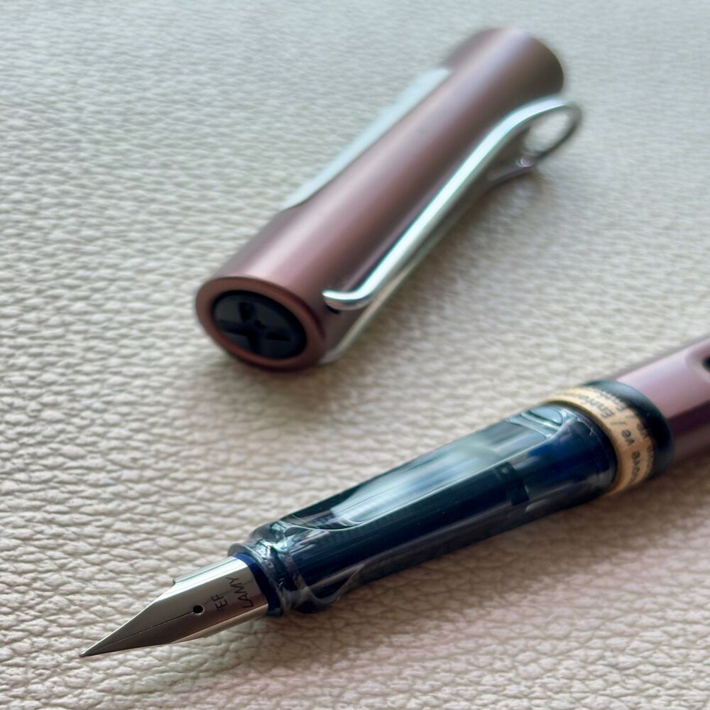 2010 Lamy Coffee Brown AL Star Fountain Pen Discontinued