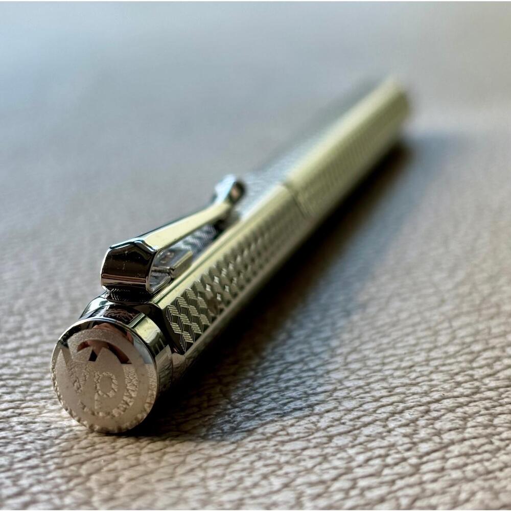 Caran d'Ache Palladium Coated Ecridor Cubrik Rollerball Pen