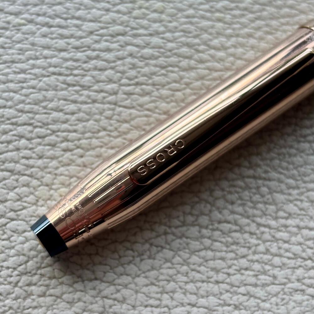 Cross Century 2 Rose Gold Fountain Pen 18k Gold Nib Discontinued.