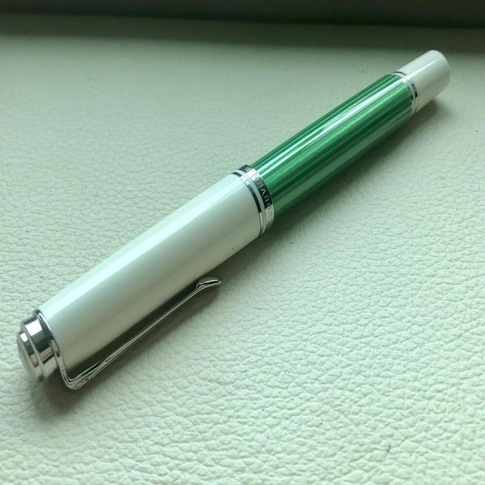 Pelikan M605 Green White  Fountain Pen Special Edition