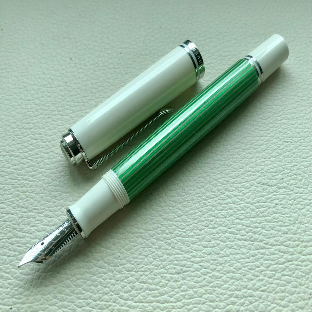 Pelikan M605 Green White  Fountain Pen Special Edition