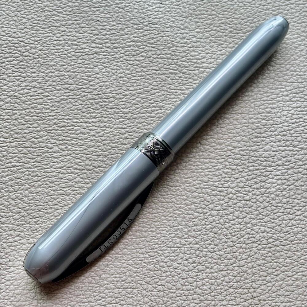 Visconti Grey Black Rembrandt Fountain Pen Discontinue and Rare