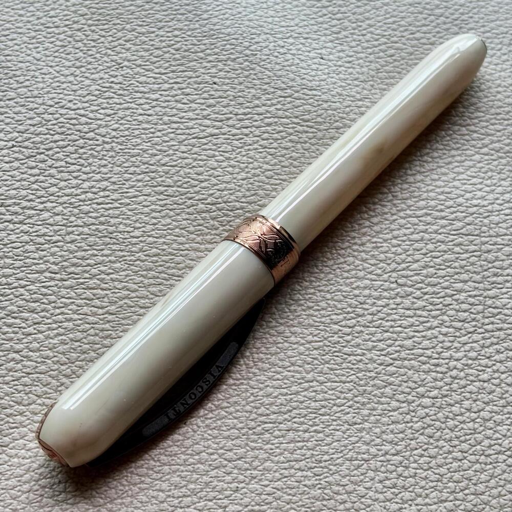 Visconti Ivory Bronze Rembrandt Fountain Pen Discontinue and Rare