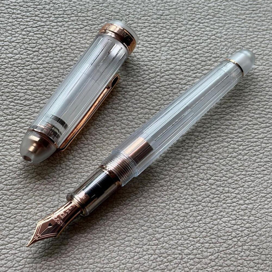 Platinum 3776 Nice Demonstrator Fountain Pen 14k Rose Gold nib