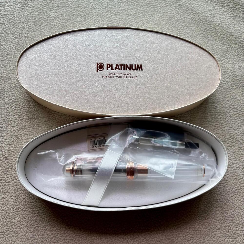 Platinum 3776 Nice Demonstrator Fountain Pen 14k Rose Gold nib