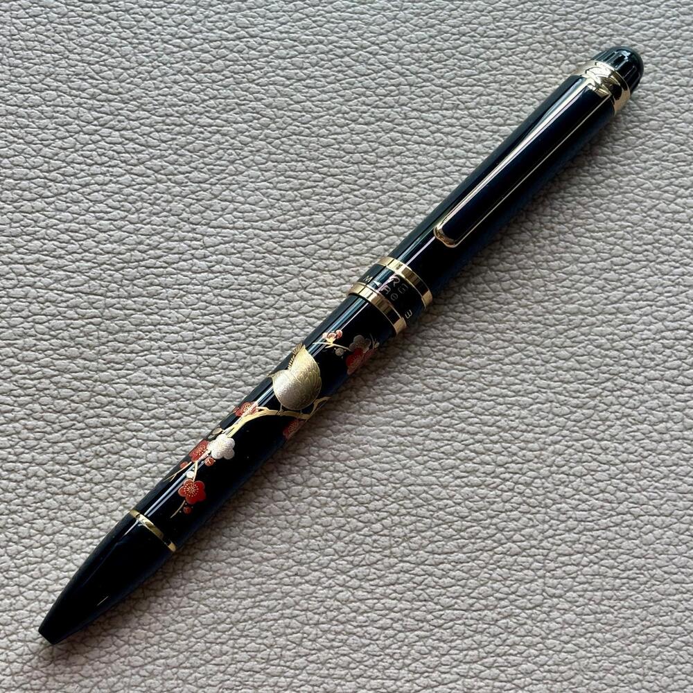 Platinum Double 3 Action 3 in 1 Maki-e Nightingale Multi Function Pen