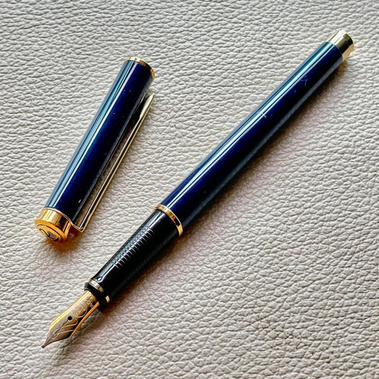 Pelikan Vintage P381 Blue Marble Fountain Pen VERY RARE